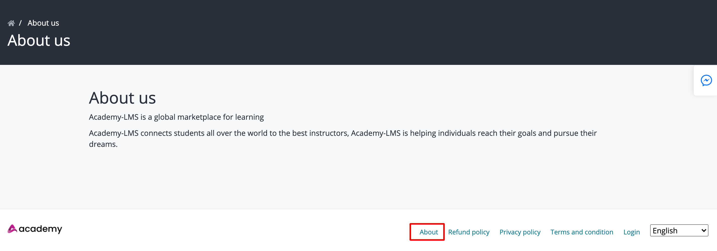 Academy About Page Academy About Page