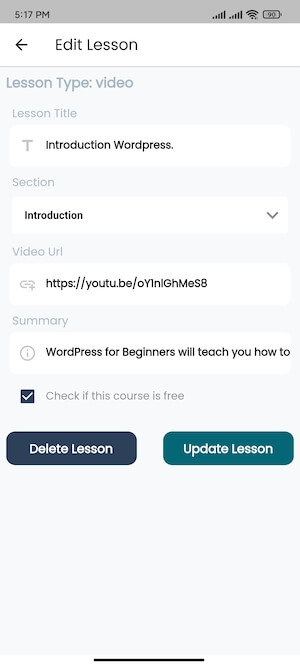 Managing Lessons Academy Instructors Mobile App Managing Lessons Academy Instructors Mobile App